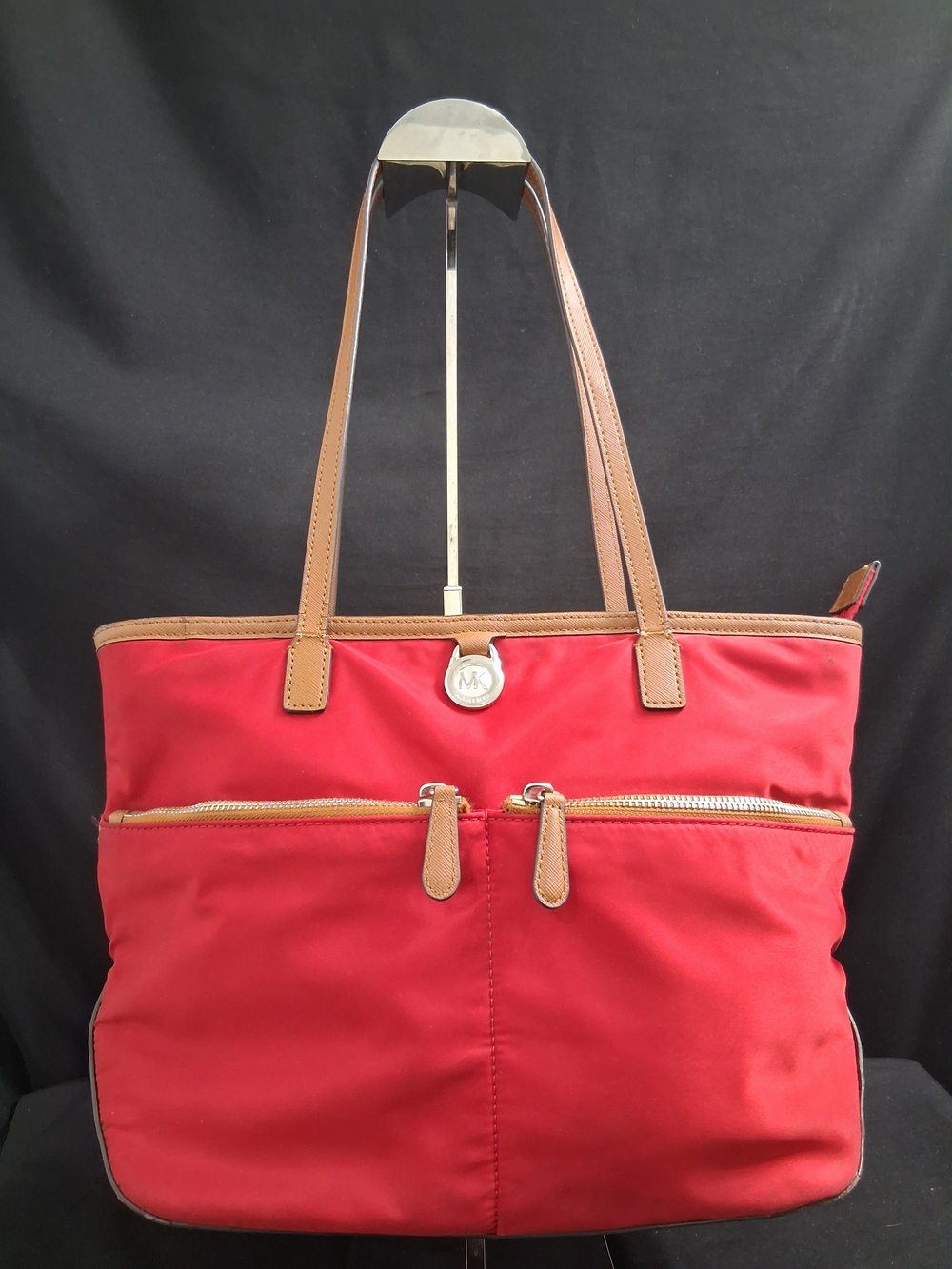 Michael Kors Kempton Red Nylon Tote